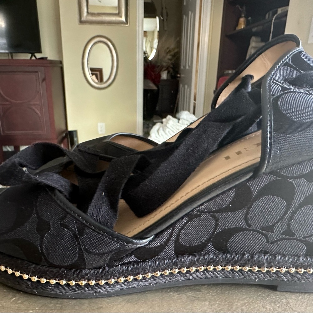 Women's Black Designer Espadrilles